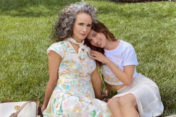 Andie MacDowell Gray Hair