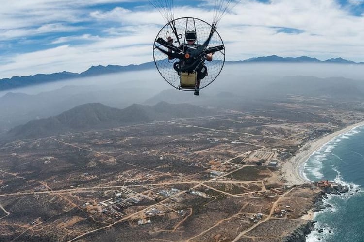 Aerial Photographer Paraglider