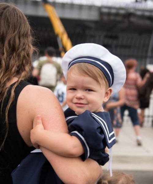 Navy Husband Returns Home Only To Find Out His Wife Is Pregnant