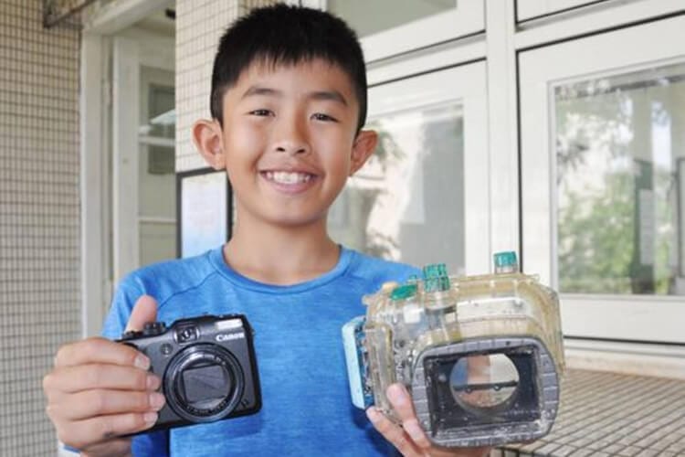 Camera Found Lost At Sea