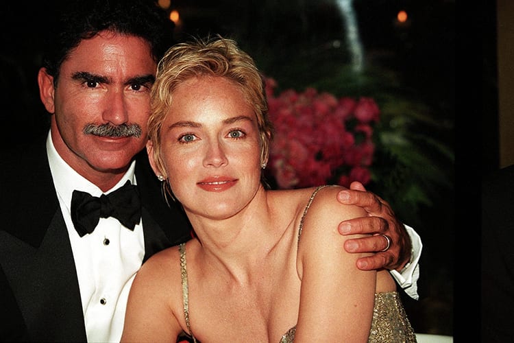 Sharon Stone and Phil Bronstein