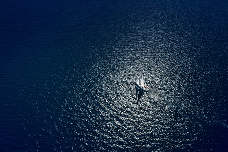 Woman Stranded In Ocean