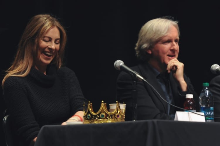 James Cameron and Kathryn Bigelow