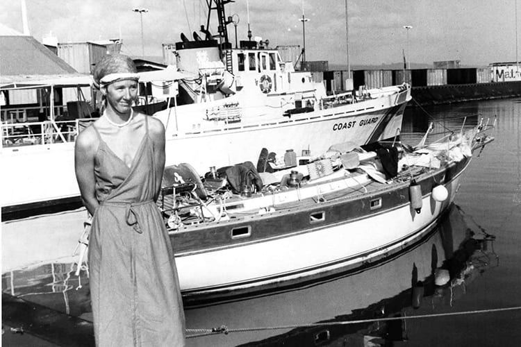 Woman Stranded In Ocean