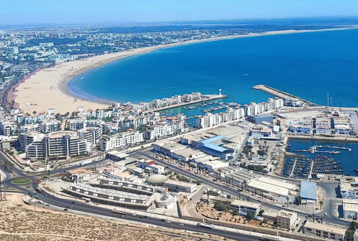 Beautiful beaches in Agadir Morocco