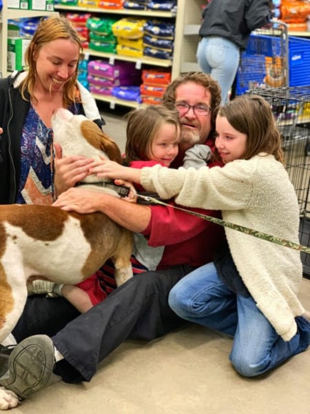 Family Reunited With Lost Dog While Waiting in Line to Adopt New Cat