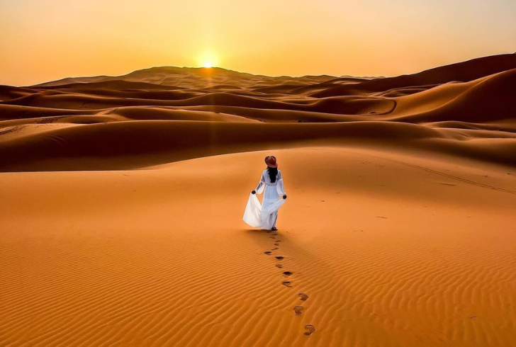 Stunning desert views in Morocco